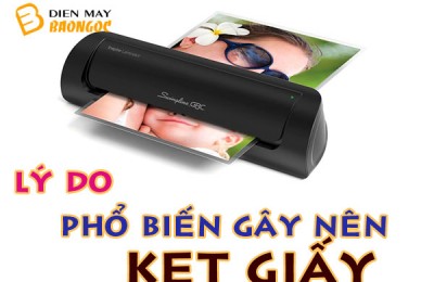 Lý do phổ biến gây nên kẹt giấy ở máy ép plastic