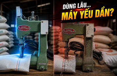 Vì sao máy may bao GK9 nhanh xuống kim sau thời gian dài sử dụng?